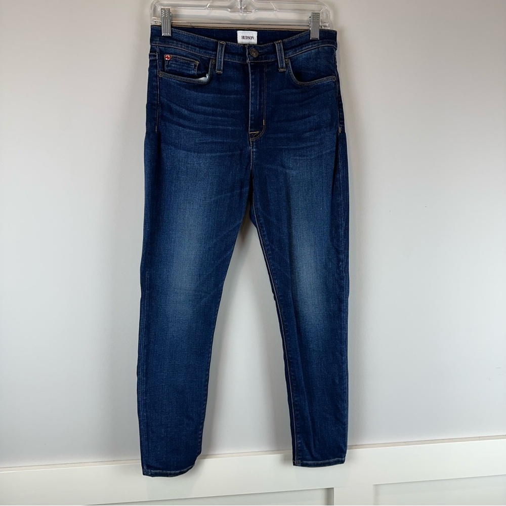 Hudson Dark Wash Barbara High Waist Skinny Cropped Jeans Size 29